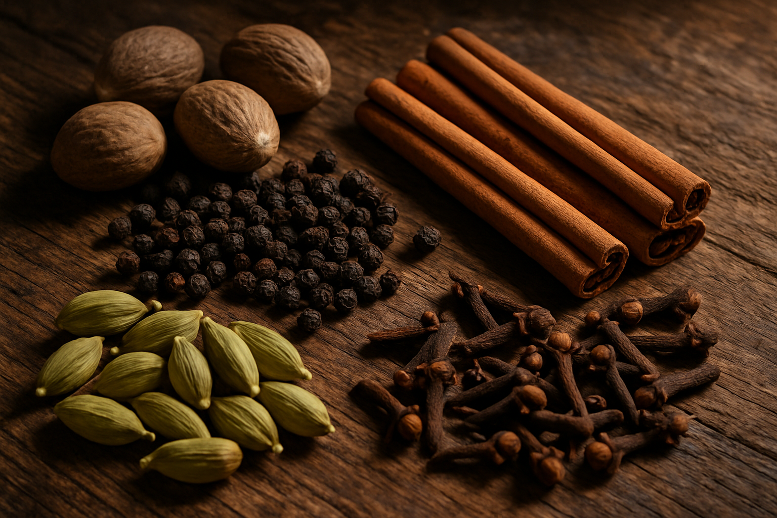 Spices used in perfume