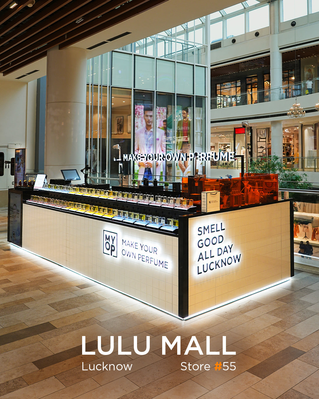 MYOP's store 54 located in Lucknow the City of Nawabs.